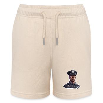 Police / Operations / Profession / Job / Emergency Forces - Stanley/Stella MINI BOLTER Organic Teen Jogging Shorts - soft Ecru - Front