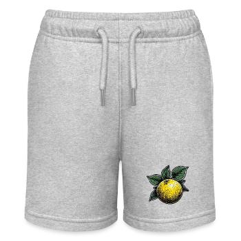 Alimentation / Fruits / Marché / Vitamines / Design - Short bio MINI BOLTER Stanley/Stella Ado - gris chiné - Devant