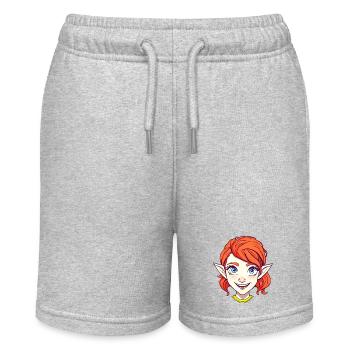 Elfe joyeuse rousse aux yeux bleus - Short bio MINI BOLTER Stanley/Stella Ado - gris chiné - Devant
