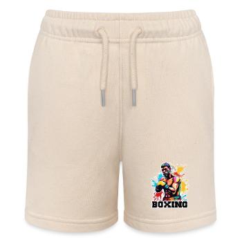 Boxeur / Sports / Combat / Arène / Ring de boxe / Poings - Short bio MINI BOLTER Stanley/Stella Ado - écru doux - Devant