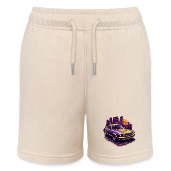 Car / Vehicle / Passenger Car / Mobile / Old Timer / Driving - Stanley/Stella MINI BOLTER Organic Teen Jogging Shorts - soft Ecru - Front
