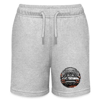 Car / Vehicle / Passenger Car / Mobile / Old Timer / Driving - Stanley/Stella MINI BOLTER Organic Teen Jogging Shorts - heather grey - Front