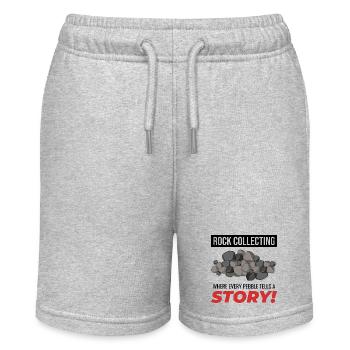Rock Hound Sammeln Sammler Geologie Geologe - Stanley/Stella Teenager Bio-Joggingshorts MINI BOLTER - Grau meliert - Vorne