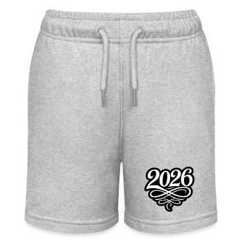 2026 year - Stanley/Stella MINI BOLTER Organic Teen Jogging Shorts - heather grey - Front