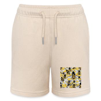 Inside the Beehive - Stanley/Stella MINI BOLTER Organic Teen Jogging Shorts - soft Ecru - Front