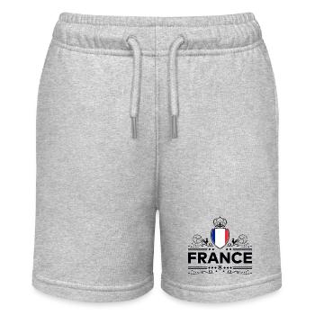 FRANCE - Short bio MINI BOLTER Stanley/Stella Ado - gris chiné - Devant