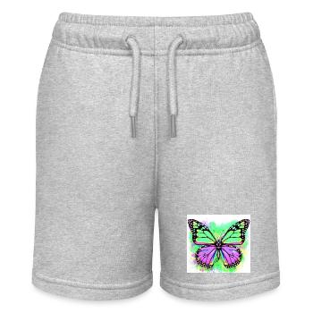 papillon - Short bio MINI BOLTER Stanley/Stella Ado - gris chiné - Devant
