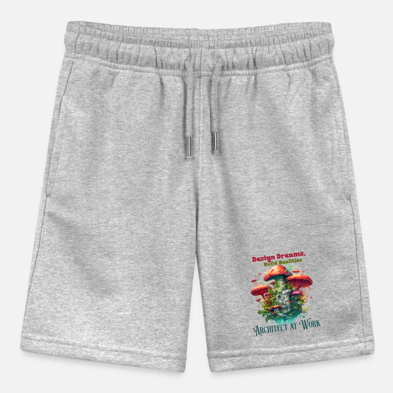 Architect engineer at work funny illustration Stanley/Stella MINI BOLTER Organic Teen Jogging Shorts