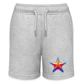 Étoile de mer - Short bio MINI BOLTER Stanley/Stella Ado - gris chiné - Devant