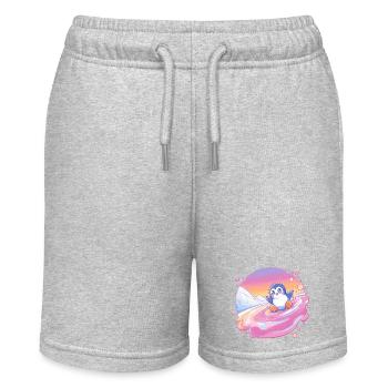 Pastel Penguin Spritz - Short bio MINI BOLTER Stanley/Stella Ado - gris chiné - Devant