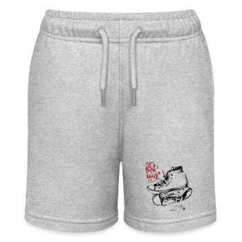 Wanderschuhe, walking - Stanley/Stella Teenager Bio-Joggingshorts MINI BOLTER - Grau meliert - Vorne