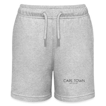 Cape Town, South Africa, Capetonians, Table Mountain - Stanley/Stella MINI BOLTER Organic Teen Jogging Shorts - heather grey - Front
