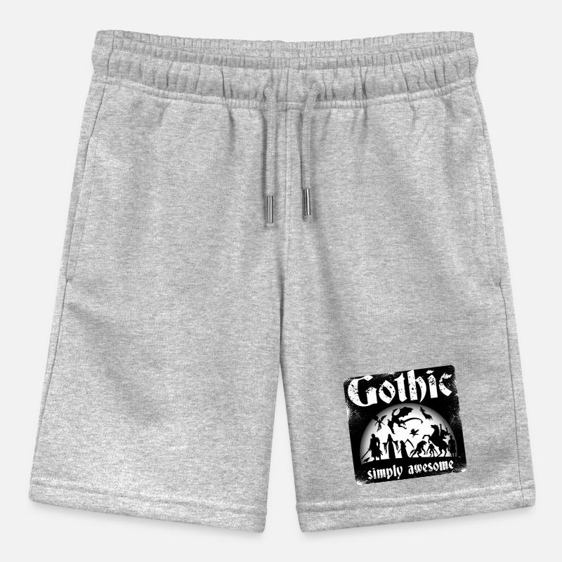 Gothic, spooky full moon creatures Stanley/Stella MINI BOLTER Organic Teen Jogging Shorts