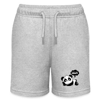 Panda Mélancolique Lundi - Short bio MINI BOLTER Stanley/Stella Ado - gris chiné - Devant