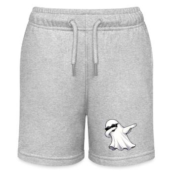 Dabbing Geist - Stanley/Stella Teenager Bio-Joggingshorts MINI BOLTER - Grau meliert - Vorne
