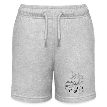 snowboarders - Stanley/Stella MINI BOLTER Organic Teen Jogging Shorts - heather grey - Front