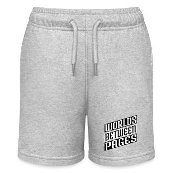 Reading Literary Genres Book Lovers Stress Relief - Stanley/Stella MINI BOLTER Organic Teen Jogging Shorts - heather grey - Front