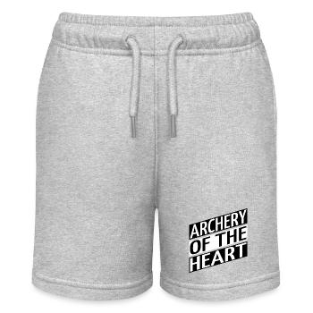archery practice love community birthday marriage - Stanley/Stella Teenager Bio-Joggingshorts MINI BOLTER - Grau meliert - Vorne