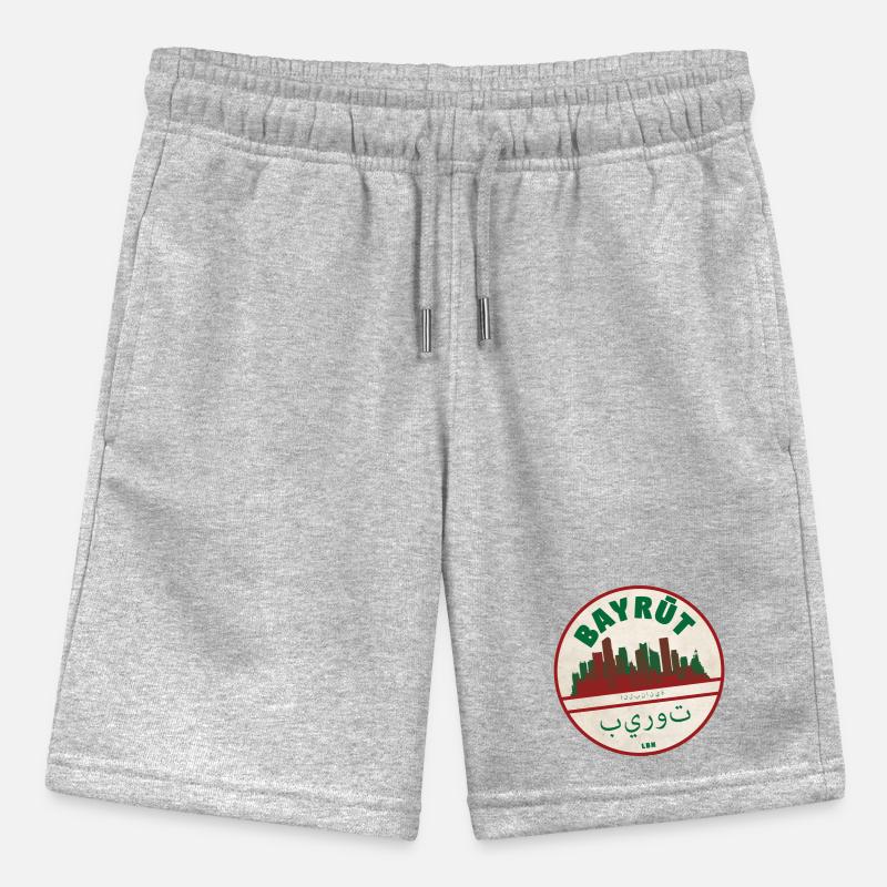 Beirut Skyline Retro Emblem Stanley/Stella Teenager Bio-Joggingshorts MINI BOLTER