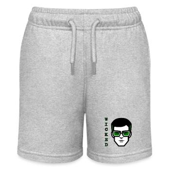 Roger Wicked - Stanley/Stella MINI BOLTER Organic Teen Jogging Shorts - heather grey - Front