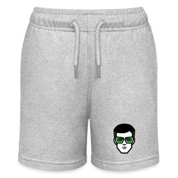 Roger Wicked - Stanley/Stella Teenager Bio-Joggingshorts MINI BOLTER - Grau meliert - Vorne