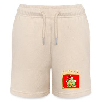 Père Noël AVOCAT HOCKEY SUR GLACE SUISSE - Stanley/Stella MINI BOLTER Organic Teen Jogging Shorts - soft Ecru - Front