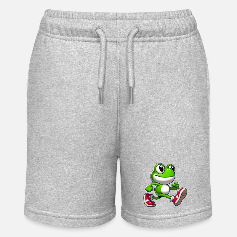 Grenouille - Short bio MINI BOLTER Stanley/Stella Ado - gris chiné