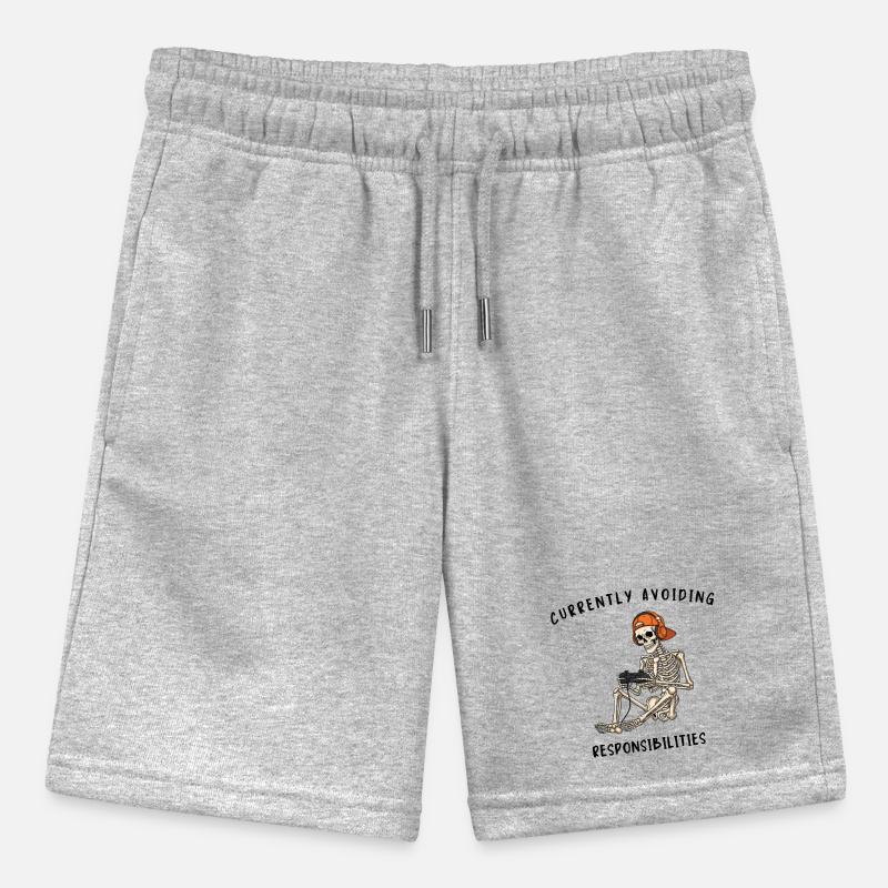 Skeleton Gaming Avoiding Responsibilities Stanley/Stella MINI BOLTER Organic Teen Jogging Shorts