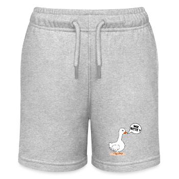 SELF-CONFIDENCE GOOSE AS PLEASE - Stanley/Stella MINI BOLTER Organic Teen Jogging Shorts - heather grey - Front