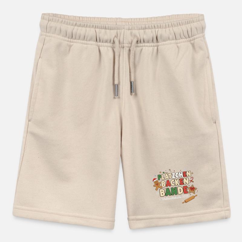 Plätzchen Backen Bande – Weihnachtsküche 2025 Stanley/Stella Teenager Bio-Joggingshorts MINI BOLTER