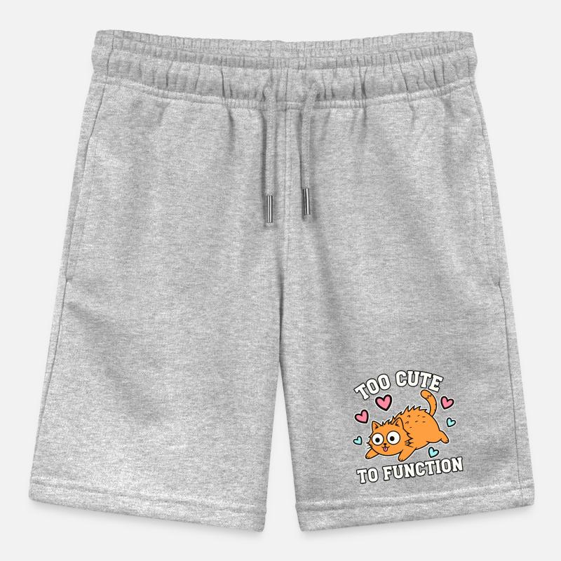 Too Cute To Function Niedliche Katze Zu Süss Stanley/Stella Teenager Bio-Joggingshorts MINI BOLTER