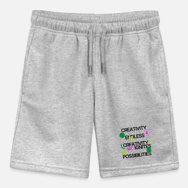 Creativity Ignites Endless Possibilities Stanley/Stella MINI BOLTER Organic Teen Jogging Shorts