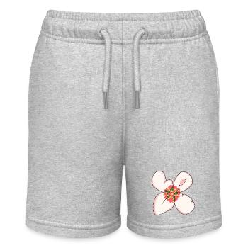 Liebe - Stanley/Stella Teenager Bio-Joggingshorts MINI BOLTER - Grau meliert - Vorne