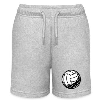 Volleyball Ball - Stanley/Stella Teenager Bio-Joggingshorts MINI BOLTER - Grau meliert - Vorne