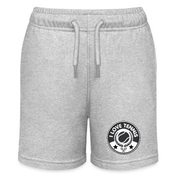 I Love Tennis  - Short bio MINI BOLTER Stanley/Stella Ado - gris chiné - Devant