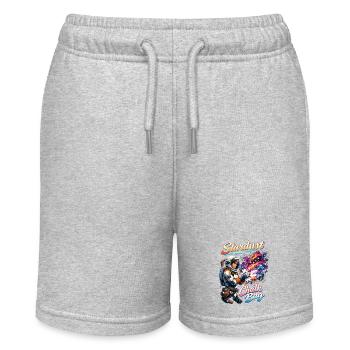 Stardust In My Chalk Bag: Bouldering & Galaxy - Stanley/Stella MINI BOLTER Organic Teen Jogging Shorts - heather grey - Front