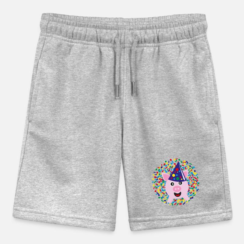 Glücksschwein zu Silvester, Neujahr oder Karneval. Stanley/Stella Teenager Bio-Joggingshorts MINI BOLTER