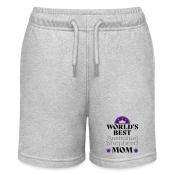 Berger australien - Short bio MINI BOLTER Stanley/Stella Ado - gris chiné - Devant