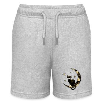 Cat - Stanley/Stella MINI BOLTER Organic Teen Jogging Shorts - heather grey - Front