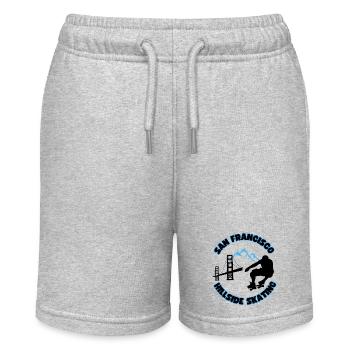HILLSIDE SKATING - Stanley/Stella Teenager Bio-Joggingshorts MINI BOLTER - Grau meliert - Vorne