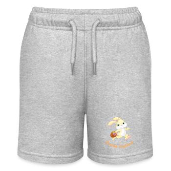 Ostern - Stanley/Stella Teenager Bio-Joggingshorts MINI BOLTER - Grau meliert - Vorne