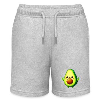 Avocado - Stanley/Stella MINI BOLTER Organic Teen Jogging Shorts - heather grey - Front