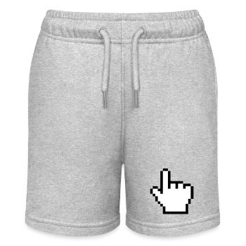 Original Maushand - Stanley/Stella Teenager Bio-Joggingshorts MINI BOLTER - Grau meliert - Vorne