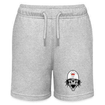 Köln - Stanley/Stella Teenager Bio-Joggingshorts MINI BOLTER - Grau meliert - Vorne