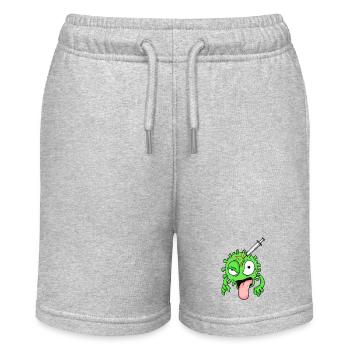 Virus vaccinated - Stanley/Stella MINI BOLTER Organic Teen Jogging Shorts - heather grey - Front
