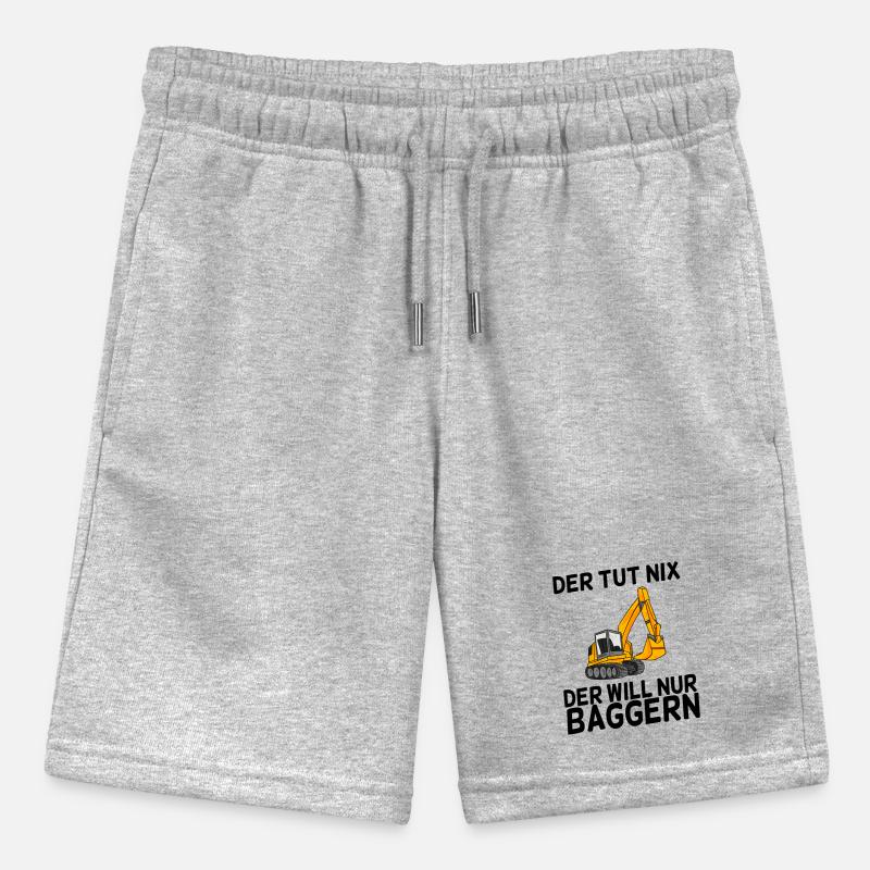 Bagger Spruch Baggerfahrer Baggern Stanley/Stella Teenager Bio-Joggingshorts MINI BOLTER