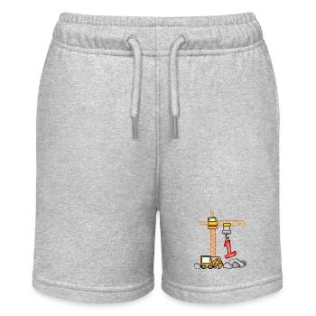 Pelle t-shirt 1 anniversaire 1 ans de garçon t-shirt - Short bio MINI BOLTER Stanley/Stella Ado - gris chiné - Devant