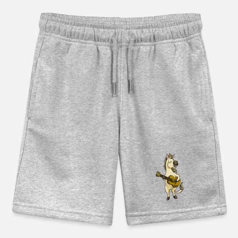 Comic Pferd spielt Gitarre Stanley/Stella Teenager Bio-Joggingshorts MINI BOLTER