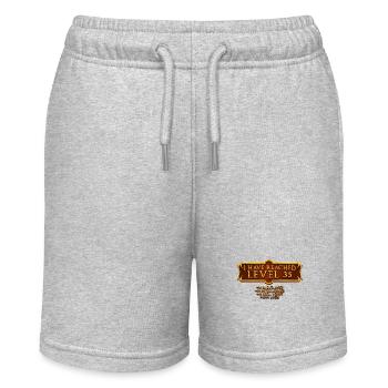 I have reached level 35 rpg online gaming - Stanley/Stella MINI BOLTER Organic Teen Jogging Shorts - heather grey - Front
