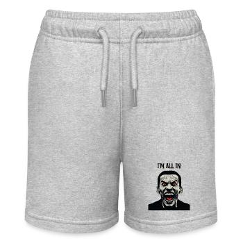 Un homme à l’air fou, je suis all in - Short bio MINI BOLTER Stanley/Stella Ado - gris chiné - Devant